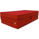 Logeermatras - camping matras - reismatras - opvouwbaar matras - 120 x 200 x 10 - rood