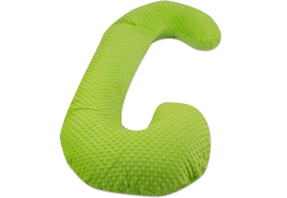 Voedingskussen - Zwangerschapskussen - 100% katoen - 240 cm - groen