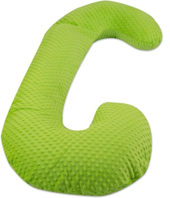 Voedingskussen - Zwangerschapskussen - 100% katoen - 240 cm - groen