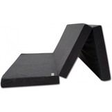 Logeermatras grijs  - opvouwbaar matras - 200x80x10 cm - campingmatras