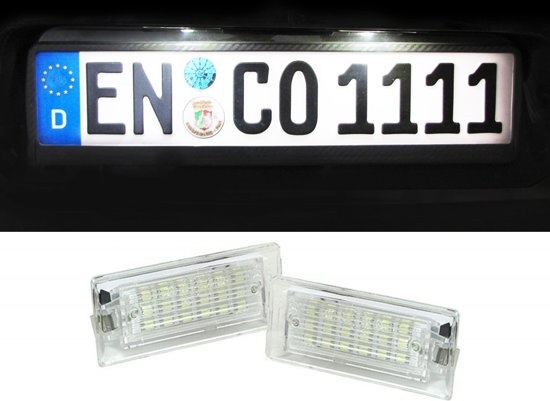 LED kentekenverlichting BMW X5 E53 00-07 wit 6000k