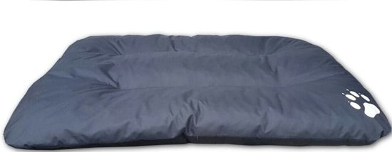 Luxe hondenkussen XXL - 115 x 80 cm - waterafstotend - grafiet - hondekussen - hondenmat - hondemat - grote hond