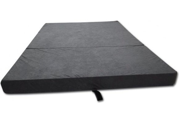 Vouwmatras grijs twijfelaar - logeermatras - 120x200x10 cm - campingmatras