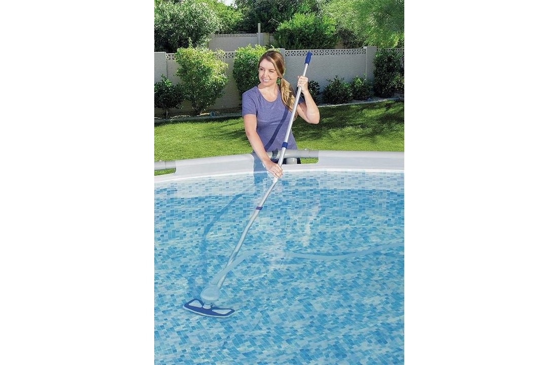 Bestway zwembadstofzuiger - pomp aangedreven - met schepnet accessoire