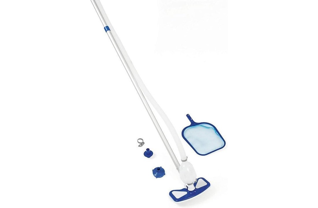 Bestway zwembadstofzuiger - pomp aangedreven - met schepnet accessoire