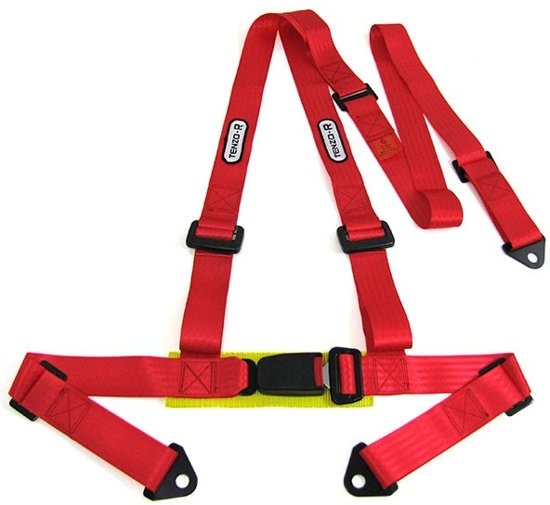 Sportgordel 3 punts rood