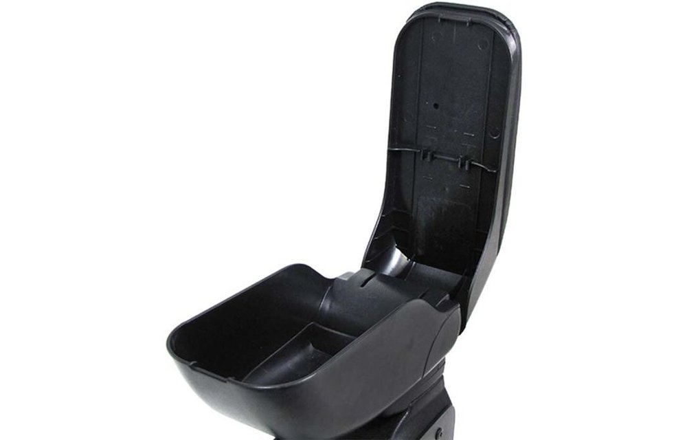 Armsteun middenconsole Comfort zwart - met opbergvak