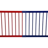 Koppelstukken kinder hekken - connectors voor houten kinder hekken - 8x 90° verbinding + 8x rechte verbinding