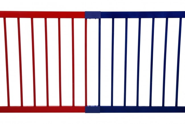 Koppelstukken kinder hekken - connectors voor houten kinder hekken - 8x 90° verbinding + 8x rechte verbinding