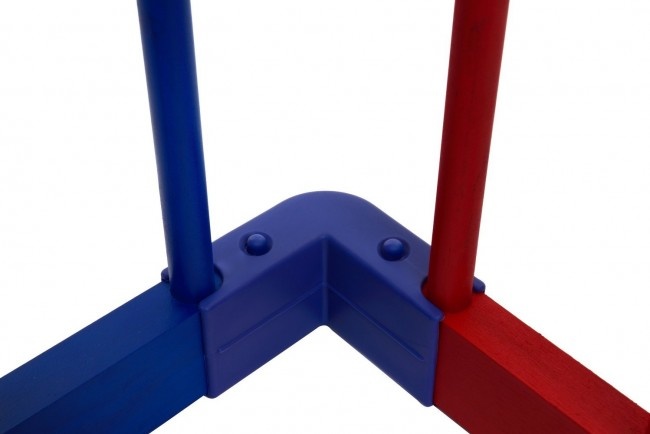 Koppelstukken kinder hekken - connectors voor houten kinder hekken - 8x 90° verbinding + 8x rechte verbinding