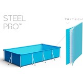 Bestway Steel Pro 400x211x81 cm - inclusief pomp & filters  buiten opzetzwembad rechthoek