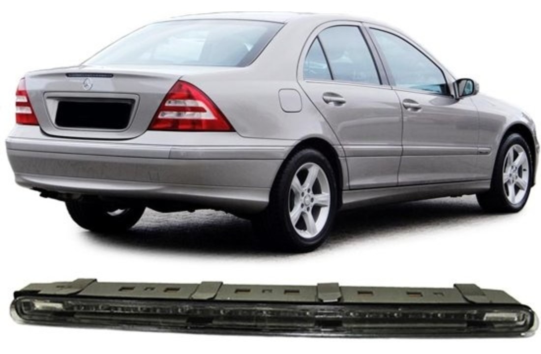 Derde remlicht Mercedes W203 Sedan 04-07 zwart