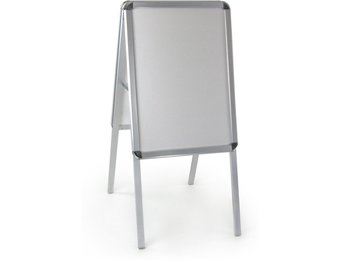 Posterstandaard A2 - Dubbelzijdig en opvouwbaar - Aluminium