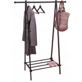 Kledingrek & schoenenrek - slaapkamer accessoire - zwart