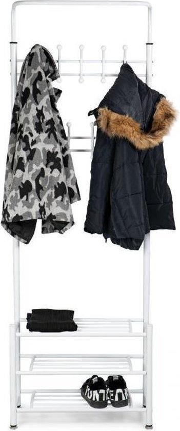 Kapstok - kleding hanger - schoenenrek - zwart