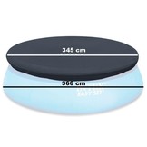 Afsluitdeksel - zwembad cover - 366 cm diameter - Intex zwembaden