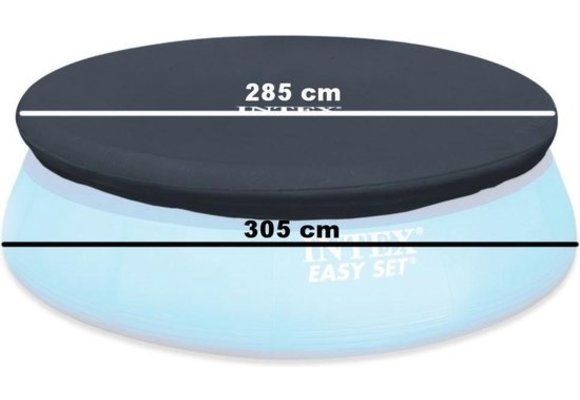 Afsluitdekzeil - zwembad cover - 305 cm diameter - zwembaden