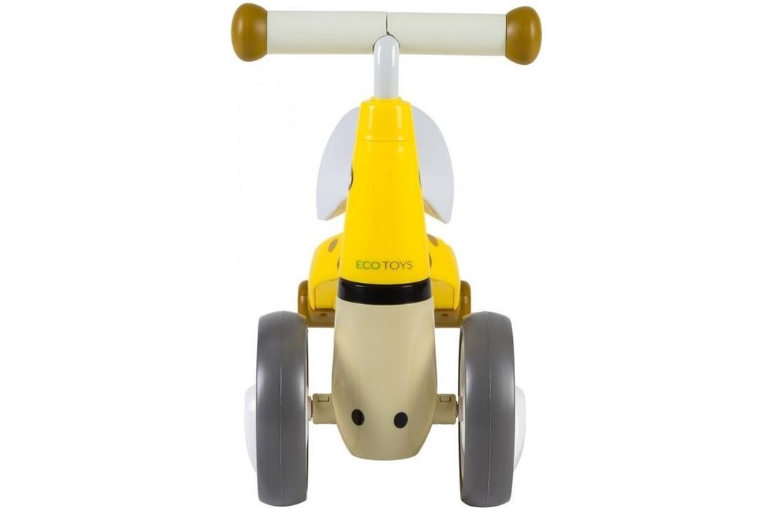 Kinder loopfiets - driewieler - geel & wit