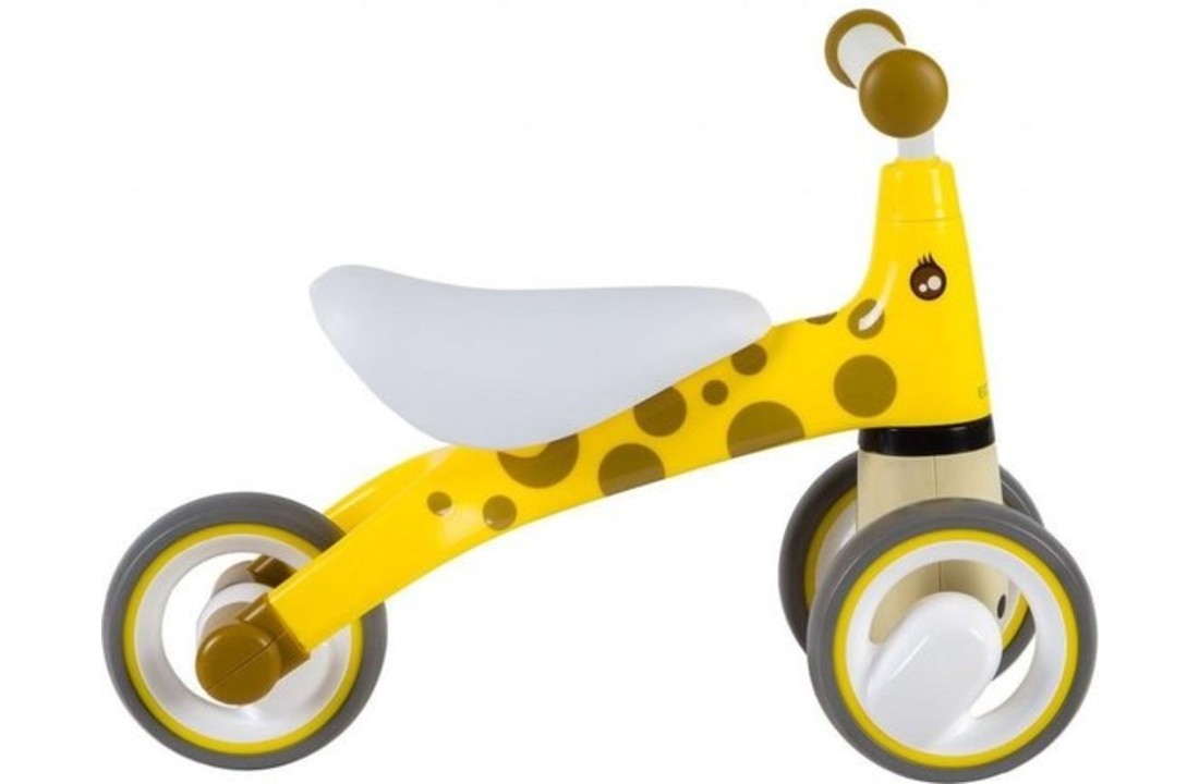 Kinder loopfiets - driewieler - geel & wit