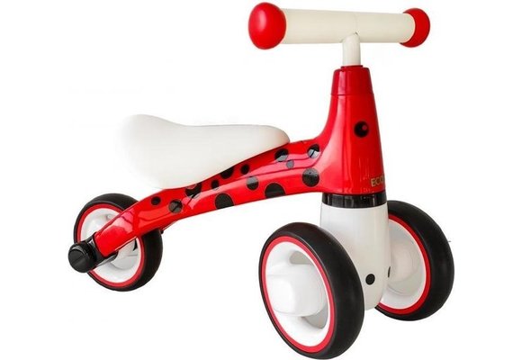 Kinder loopfiets - driewieler - rood & wit