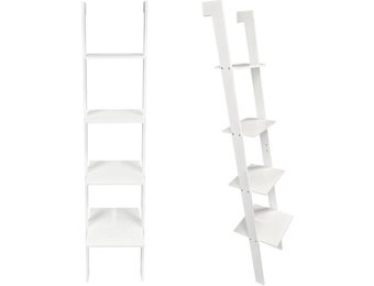 Ladder kast - 4 schappen - wit