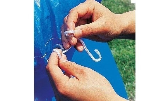 Afdekzeil voor 360 cm diameter opzetzwembaden - Avenli zwembad cover - blauw