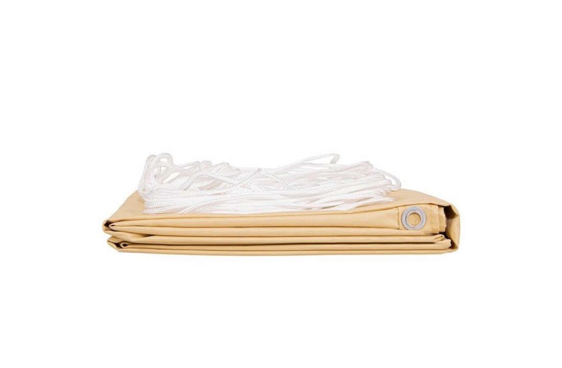 Balkon afdekhoes - schaduwnet - 100x500 cm - beige
