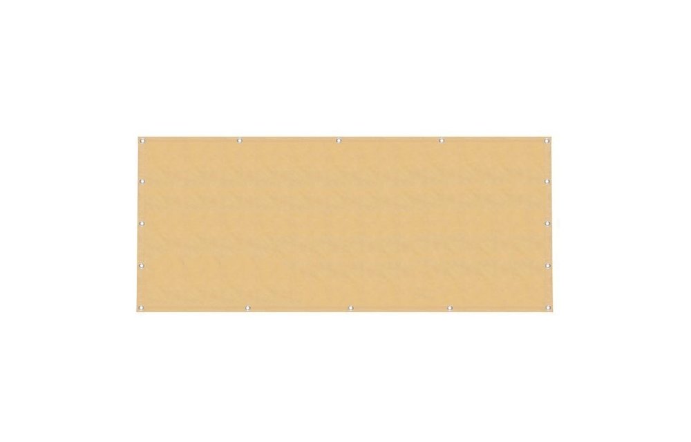 Balkon afdekhoes - schaduwnet - 90x300 cm - beige