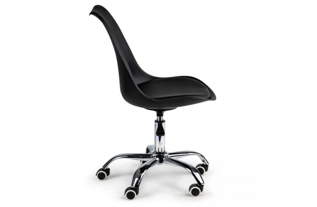 uitbreiden Nylon Besnoeiing Moderne bureaustoel zwart & chroom - hoogte verstelbaar - Vikingchoice.nl