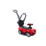 Loopauto met duwstang - rood - met uitvalbeveiliging