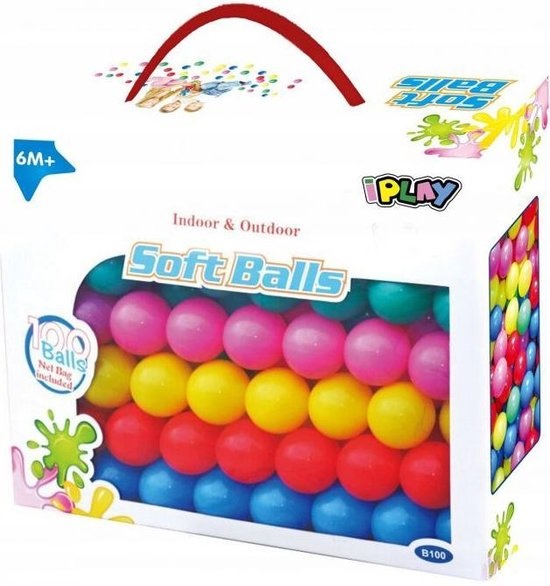 100 ballenbak ballen kleuren mix 6 cm diameter Vikingchoice.nl