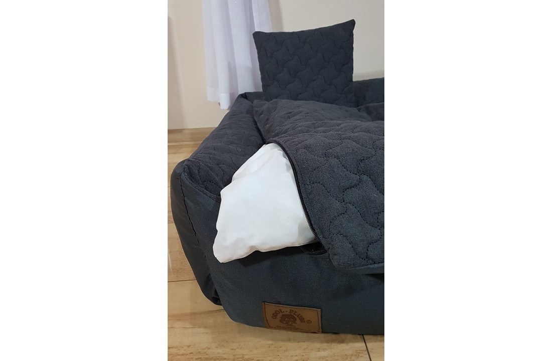 Hondenmand blauw 120x90 cm - wasbaar hondenkussen - waterdicht hondenbed