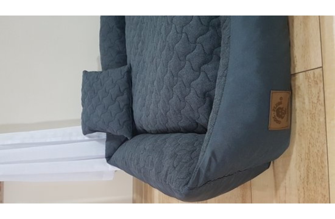 Hondenmand blauw 120x90 cm - wasbaar hondenkussen - waterdicht hondenbed