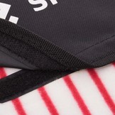 Picknickdeken - 200x200 cm - fleece - gestreept patroon