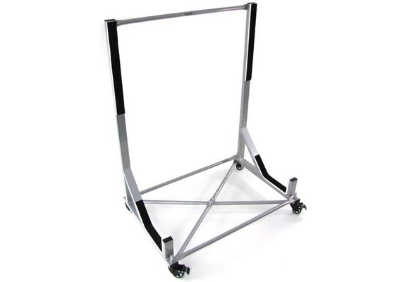 Hardtop standaard zilver - verrijdbaar