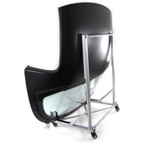 Hardtop standaard zilver - verrijdbaar