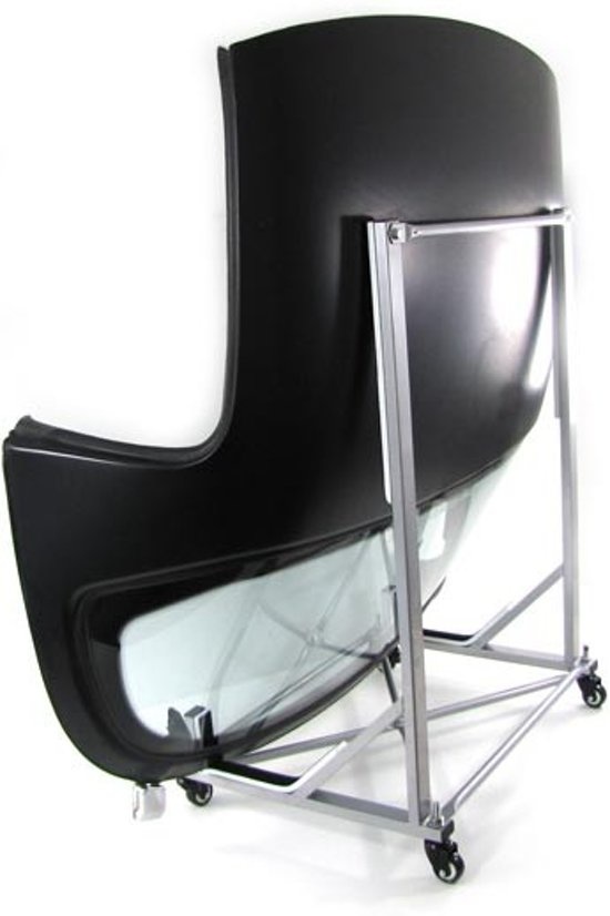 Hardtop standaard zilver - verrijdbaar