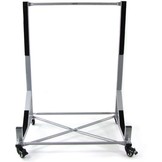 Hardtop standaard zilver - verrijdbaar