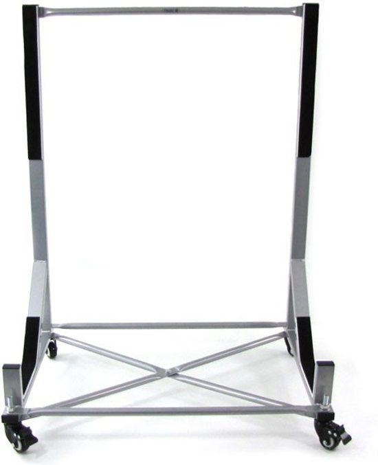 Hardtop standaard zilver - verrijdbaar