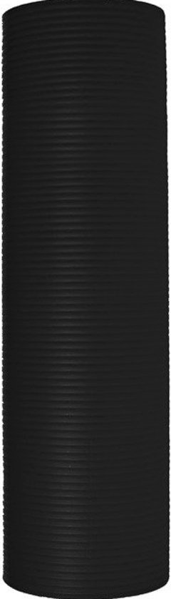 Fitness mat - Zwart - 180cm x 60cm x 1cm