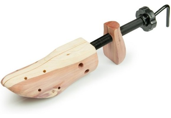 Schoenenspanner verstelbaar Cederhout - heren - maat 36 tot 47 - 1 stuk