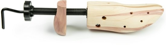 Schoenenspanner verstelbaar Cederhout - heren - maat 36 tot 47 - 1 stuk