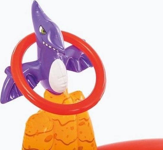 Opblaas peuter zwembad - draken bad - met glijbaan