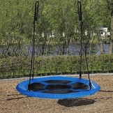 Nest schommel blauw - 100 cm - tot 150 kg