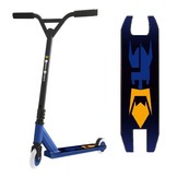 Stunt step kinderen - aluminium - blauw