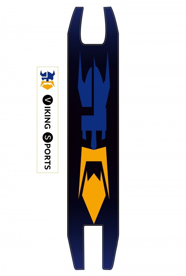 Stunt step kinderen - aluminium - blauw