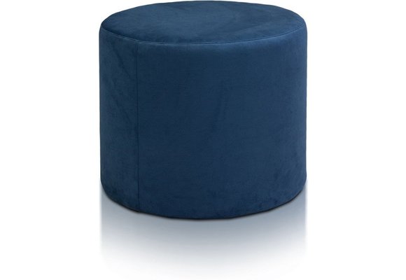 Poef - imperia - pluche - blauw - 43cm x 53cm