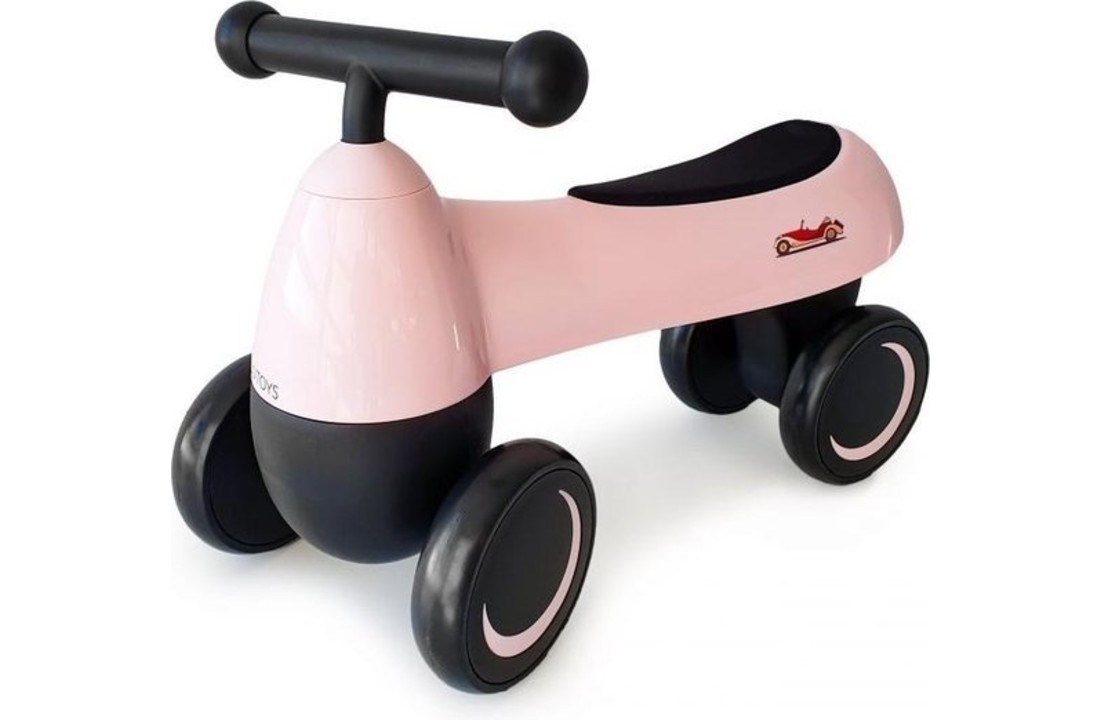 Kinder loopfiets - vierwieler - roze