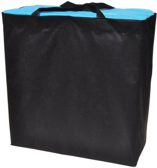 Logeermatras extra dik - blauw - camping matras - reismatras - opvouwbaar matras - 195 x 80 x 15