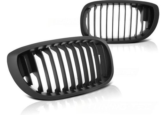 Grill geschikt voor BMW E46 04 03-2006 COUPE / CABRIO ZWART MAT